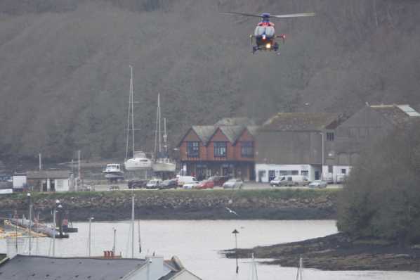 17 March 2020 - 16-42-03 
The Devon Air Ambulance is a much needed excellent service in this county. Financed by public donations
.--------------
Devon Air ambulance takes off from Dartmouth